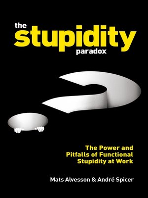 cover image of The Stupidity Paradox
